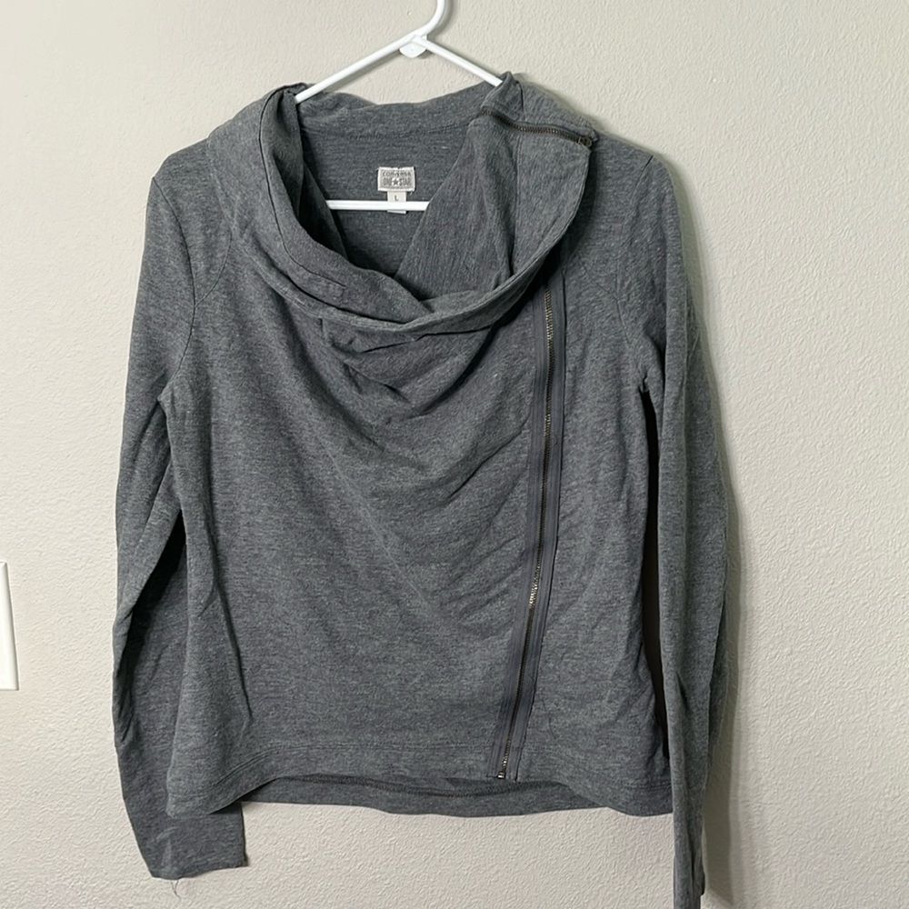 Converse One Star Asymmetrical Cowl Neck Sweatshit